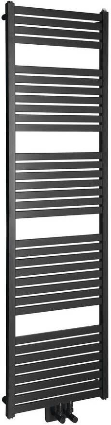 Sapho Tondi verwarmingsradiator zwart mat 169x45cm