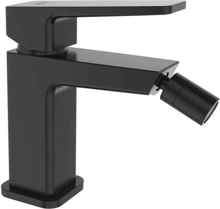 Sapho Tursi bidetmengkraan zonder pop-up waste zwart mat