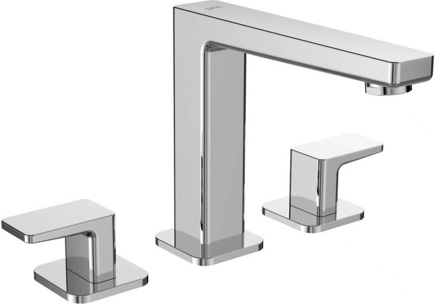 Sapho Tursi inbouw wastafelmengkraan 3-gats chroom