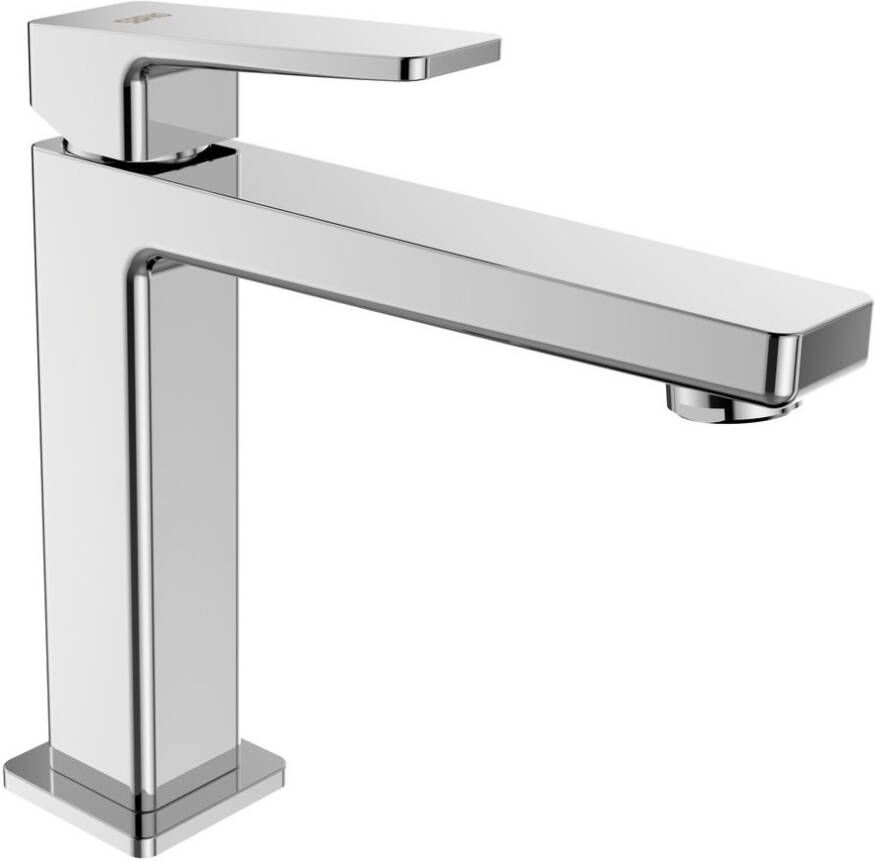 Sapho Tursi wastafelmengkraan zonder pop-up waste 19cm chroom