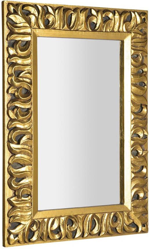 Sapho Zeegras barok spiegel 70x100cm goudkleurig houten frame