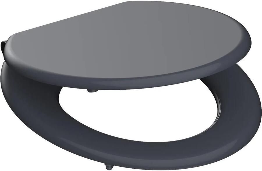 Schütte SCHÜTTE Toiletbril SPIRIT ATHRAZIT met soft-close matantracietkleurig - Foto 2