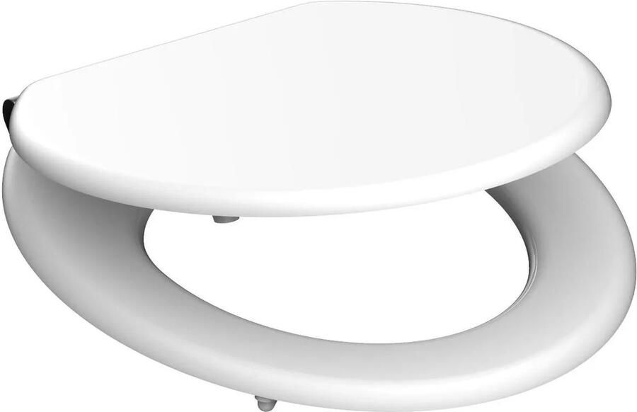 Schütte Toiletzitting Schutte Spirit White Met Soft Close MDF Mat Wit - Foto 1
