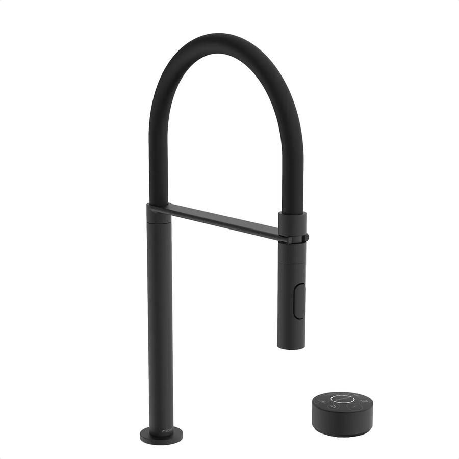 Schutte Aquadot digitale keukenkraan met smart control zwart mat