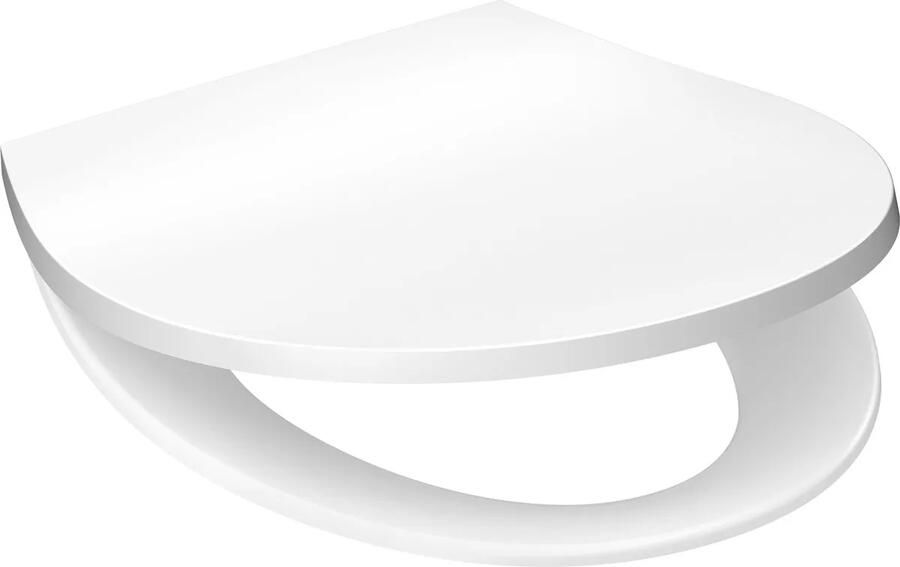 Schutte Blakely softclose toiletzitting met quick release en LED-verlichting wit glans - Foto 2