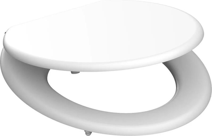 Schütte Toiletzitting Schutte White MDF RVS Scharnieren Wit - Foto 1