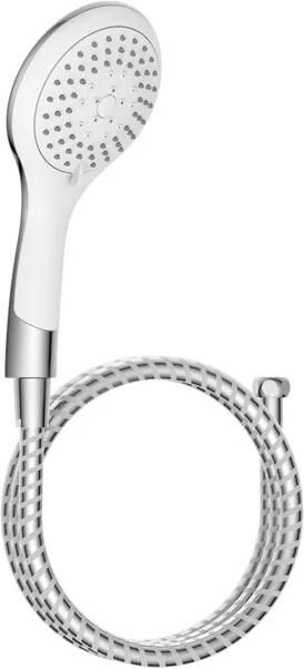 Schutte Broadway handdoucheset 5 standen chroom wit