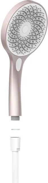 Schutte Capri handdouche 3 standen rosé mat - Foto 1