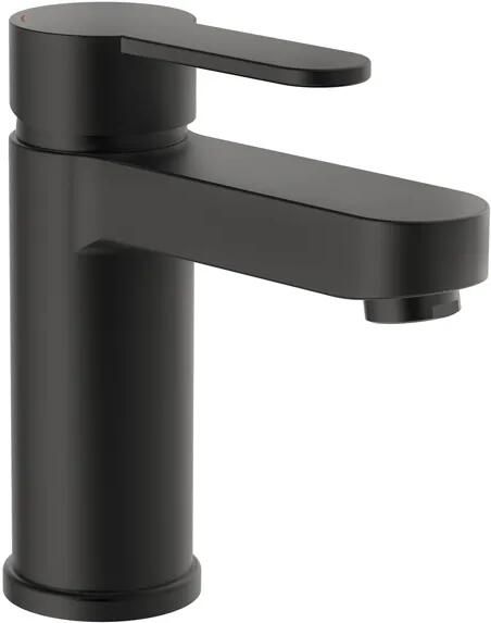 Schutte Wastafelkraan Elephant Mengkraan Eéngreeps Zwart Inclusief Click Waste