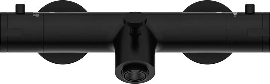 Schütte SCH??TTE Bad- douchemengkraan LONDON thermostatisch 5 cm matzwart - Foto 2