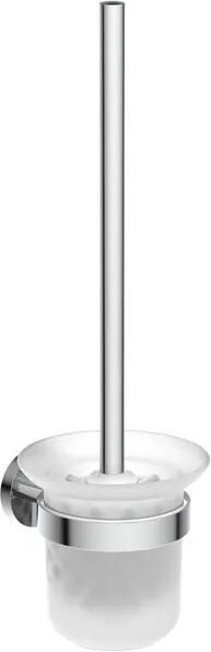 Schutte London toiletborstel met wandhouder chroom