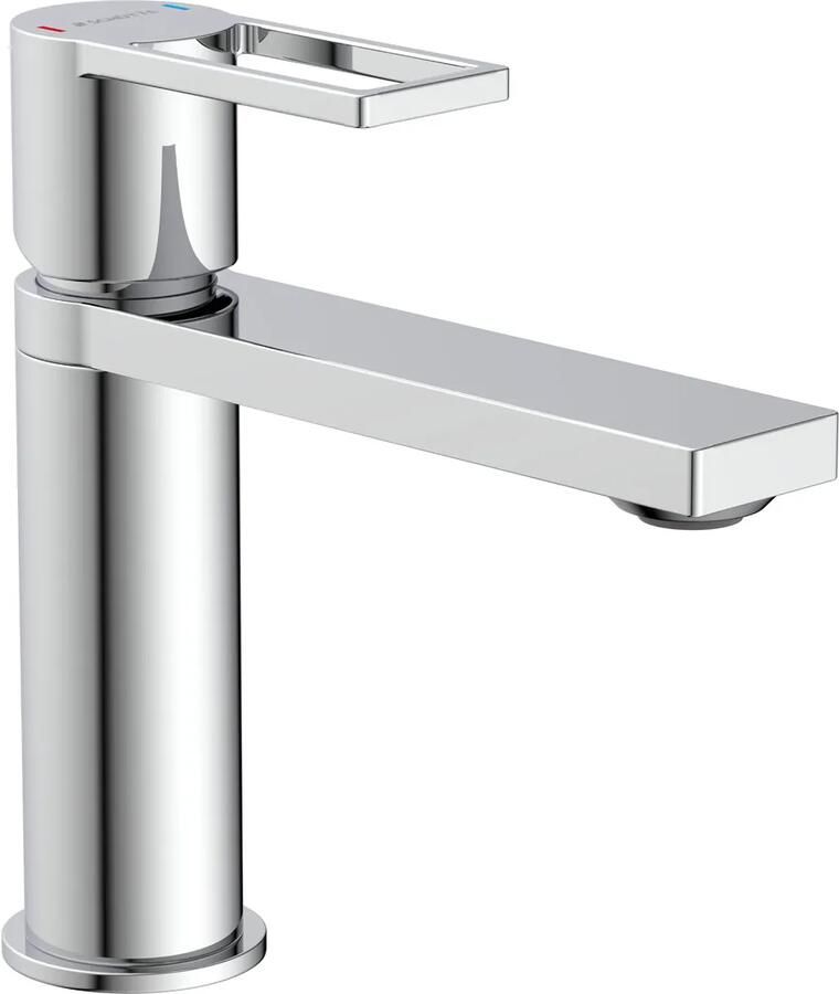 Schutte Manhattan wastafelkraan met lange uitloop chroom