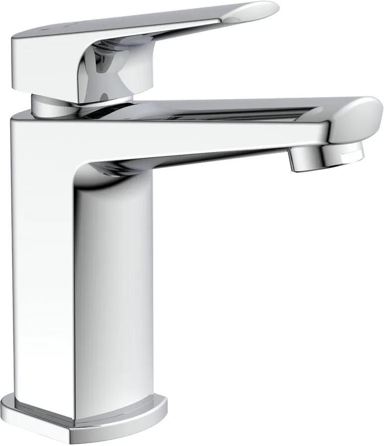 Schutte Wastafelkraan Raven Mengkraan Eéngreeps Chroom Met Click Waste