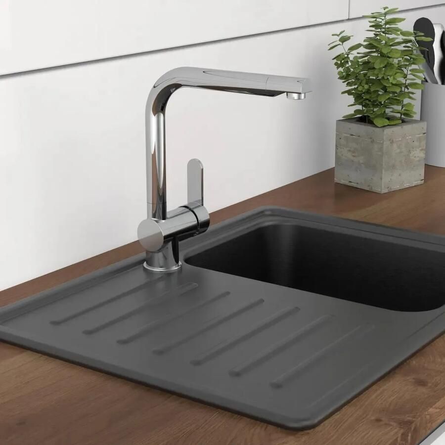 Schütte Keukenmengkraan Schutte Rio Hoge Draaibare Uitloop Chroom - Foto 2