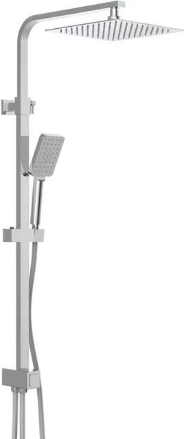 Schutte Regendouche Silver Rain 3 Standen Handdouche Incl Douchestang Chroom