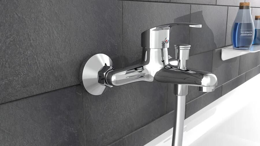 Schutte Opbouw Badkraan Schütte Sirani Eéngreepsmengkraan Geluidloos Chroom - Foto 2