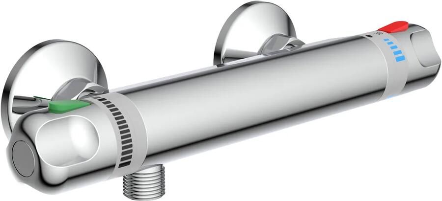 Schütte SCHÜTTE Douchemengkraan thermostatisch VINEA chroomkleurig