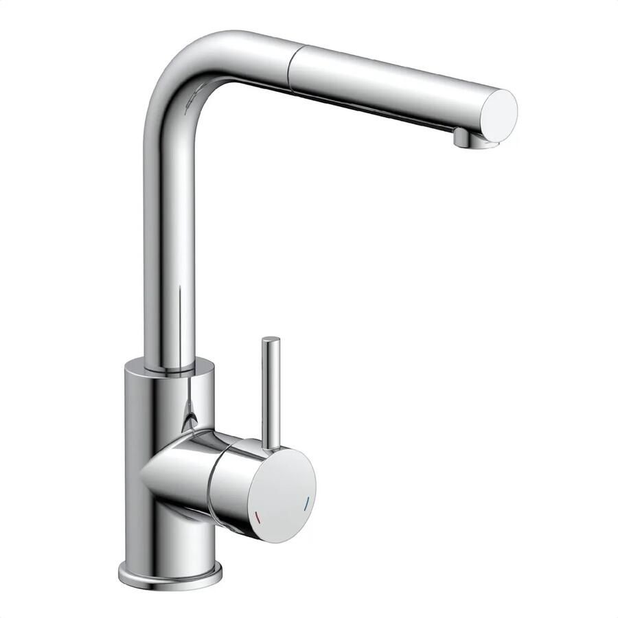 Schutte Vital keukenkraan met infraroodsensor en uittrekbare uitloop chroom