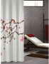 Sealskin douchegordijn Blossom 100% polyester rood print 180x200 cm - Thumbnail 2