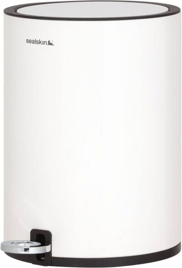 Sealskin Pedaalemmer 3 liter Industrial vrijstaand Wit - Foto 2