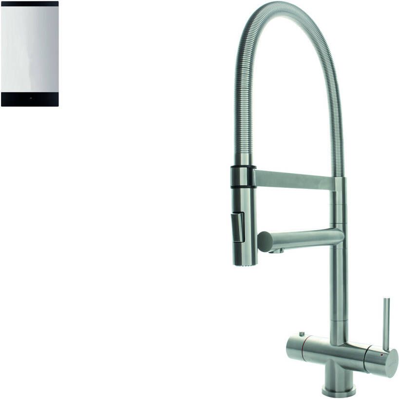 Selsiuz Inox XL kokend water kraan met single boiler inox