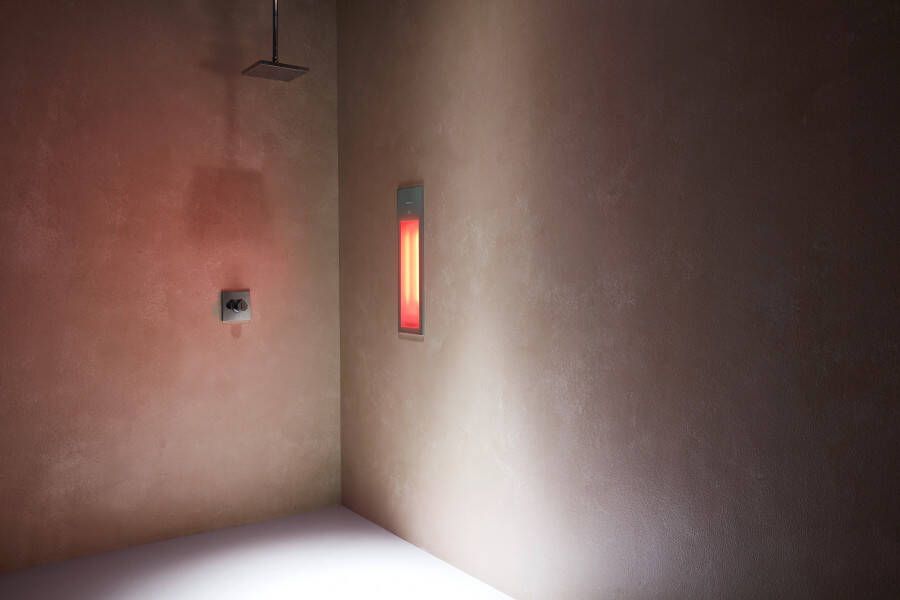 Sunshower Pure 2.0 Organic Grey infrarood inbouwapparaat 19.9x61.9x10cm half body 1250watt Organic Grey 80033 - Foto 2