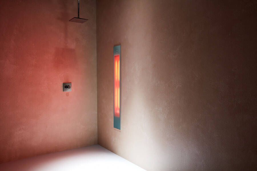 Sunshower Pure XL 2.0 Organic Grey infrarood inbouwapparaat 19.9x123.8x10cm full body 2000watt Organic Grey 80034 - Foto 2