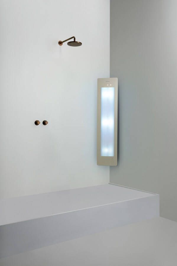 Sunshower Round Medium One infrarood inbouw 140x33x10cm White M0500-M0101 - Foto 2