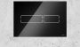 TeCe Lux Mini bedieningsplaat elektronische spoeler Touchbediening glas zwart 220 x 150 x 8 mm 9.240.961 - Thumbnail 2