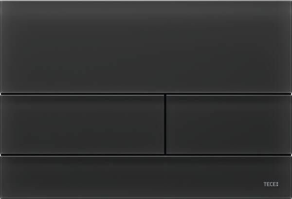 TECE Square II drukplaat gesatineerd glas zwart