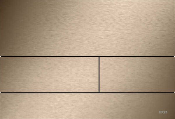 TECE Square ll drukplaat geborsteld rood goud PVD met anti-vingerprint