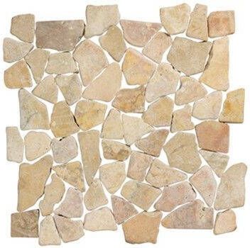 Terre d'Azur Brown flat natuursteen mozaiek 30x30