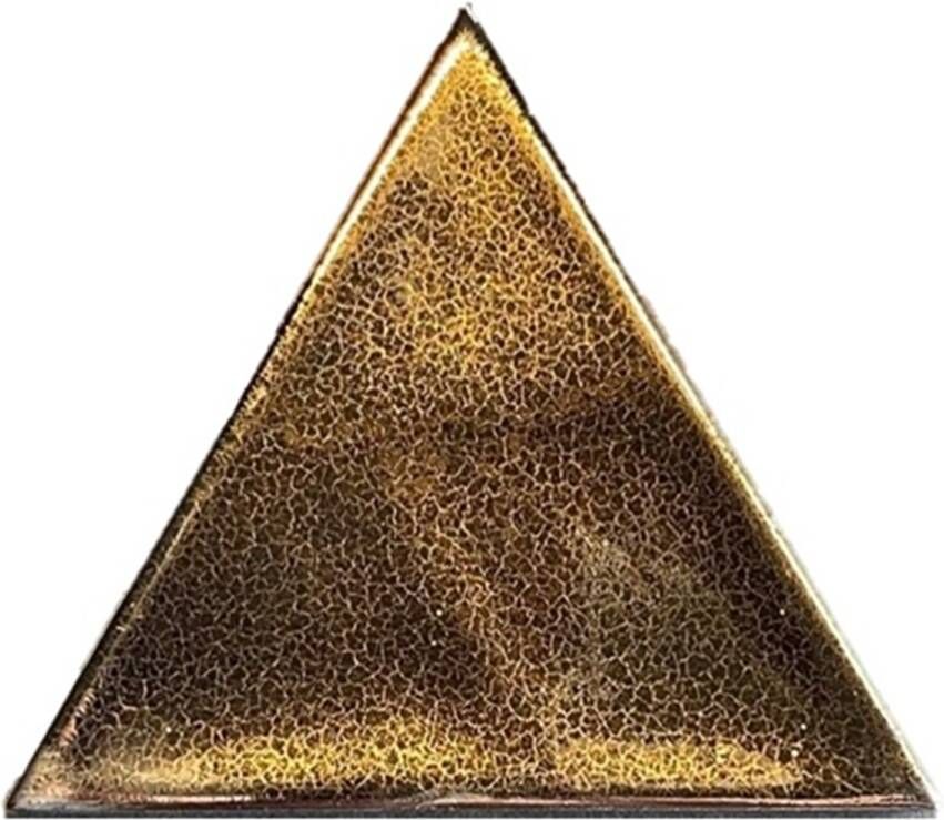 Terre d'Azur Cima wandtegel 11x13cm goud 34 stuks per doos