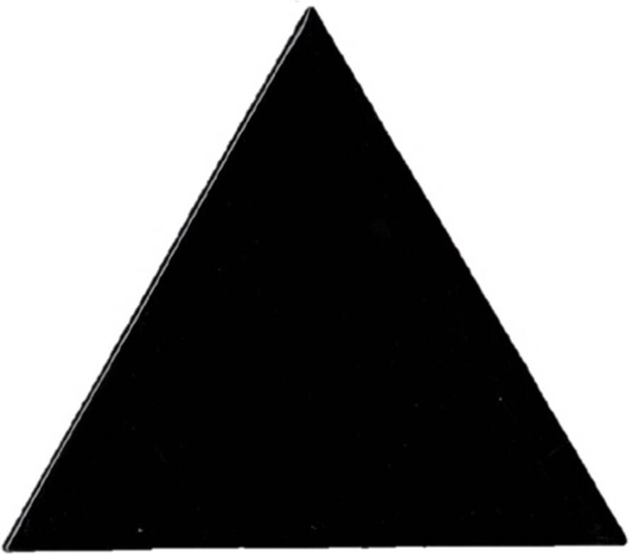 Terre d'Azur Cima wandtegel 11x13cm zwart glans 34 stuks per doos