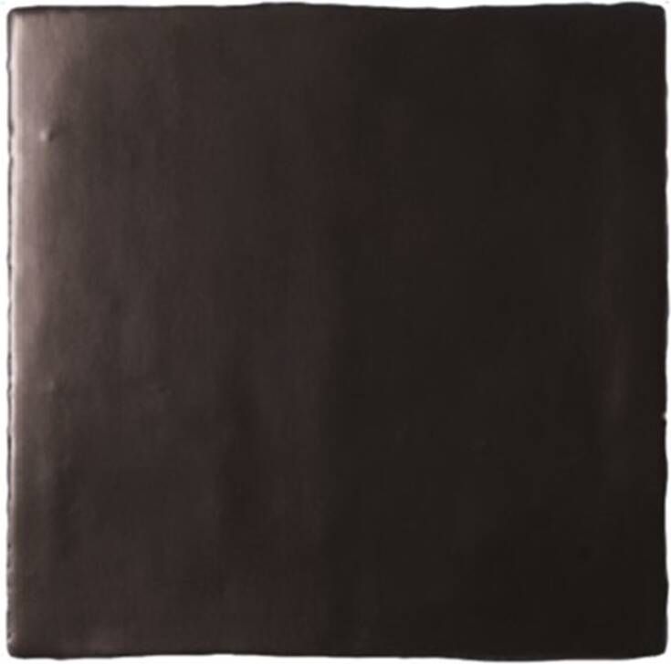 Terre d'Azur Madelaine vloertegel 13x13cm zwart 30 stuks per doos