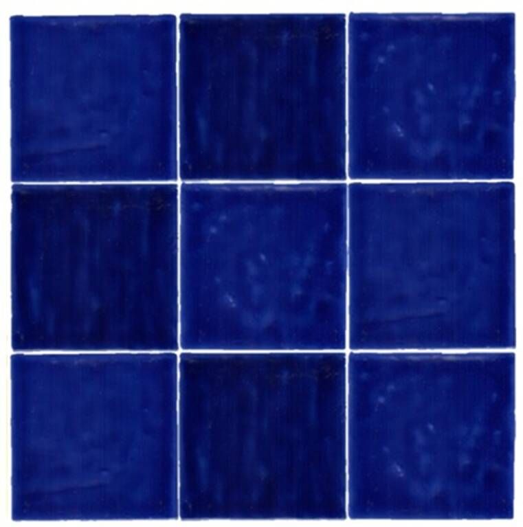 Terre d'Azur Maroc wandtegel 11.5x11.5cm donkerblauw 30 stuks per doos