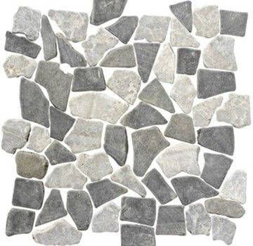 Terre d'Azur Mix Grey natuursteen mozaiek 30x30