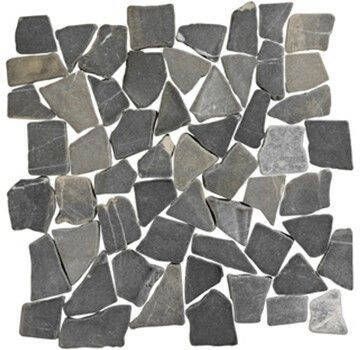 Terre d'Azur Silva grey natuursteen mozaiek 30x30