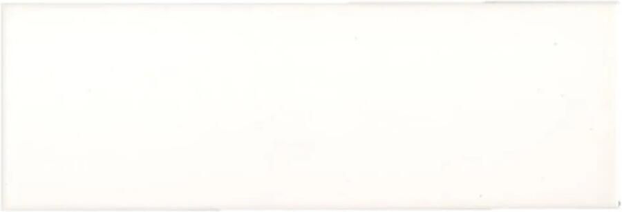 Terre d'Azur Madrid wandtegel 30x10cm wit mat