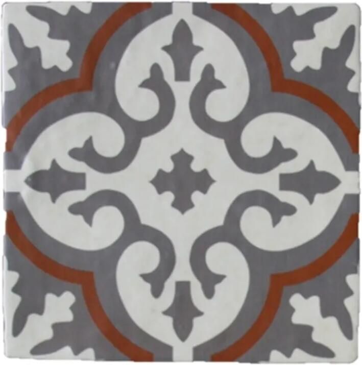 Terre d'Azur Rioja vloertegel Decor 20x20cm creme terra per 25 stuks