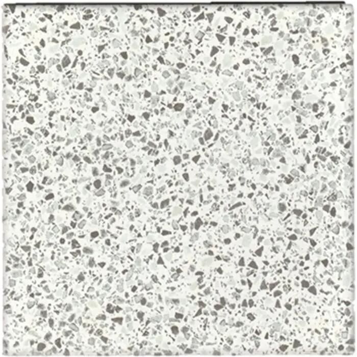 Terre d'Azur Terrazzo vloertegel 20x20cm wit
