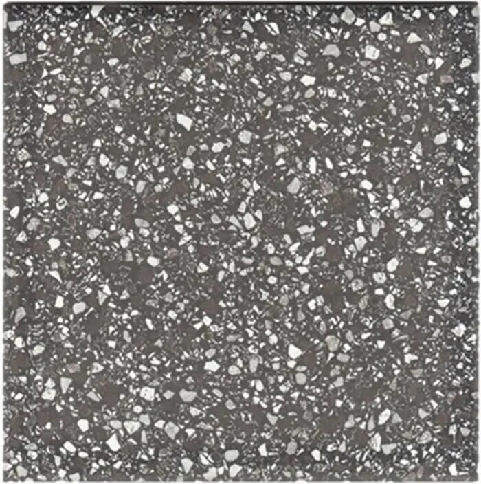 Terre d'Azur Terrazzo vloertegel 20x20cm zwart