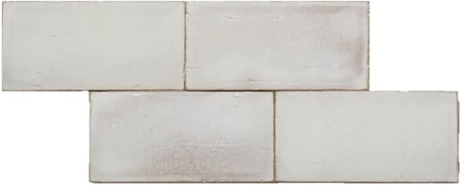 Terre d'Azur Terre-Spatula wandtegel 10x20cm beige glans