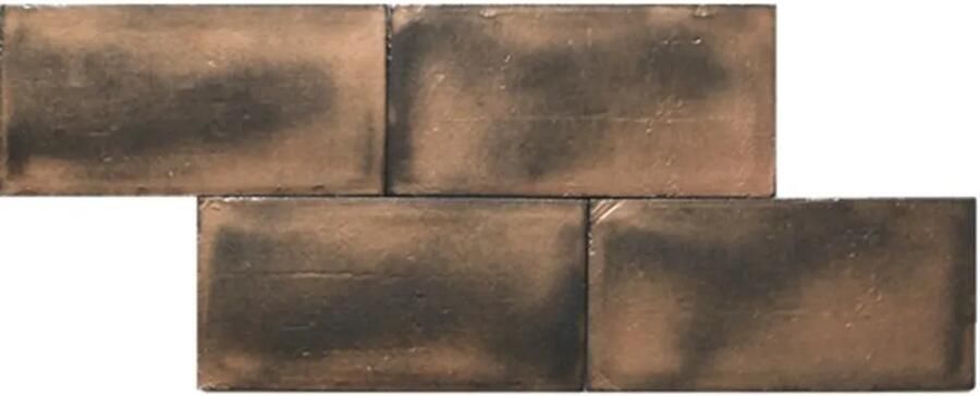 Terre d'Azur Terre-Spatula wandtegel 10x20cm goud