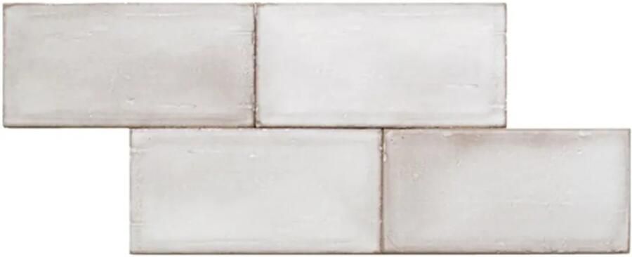 Terre d'Azur Terre-Spatula wandtegel 10x20cm ivoor