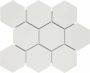 The Mosaic Factory Barcelona mozaïektegel 25.6x29.6cm wand en vloertegel Zeshoek Hexagon Porselein White Mat AMH95010 - Thumbnail 2