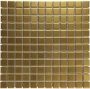The Mosaic Factory Barcelona mozaiektegel 2.3x2.3x0.6cm vierkant geglazuurd porselein wand mat goud metallic AM23GD - Thumbnail 2