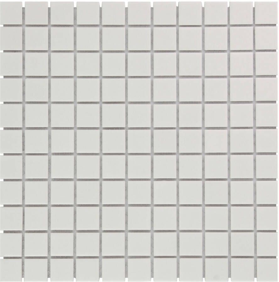 The Mosaic Factory Barcelona vierkante mozaïek tegels 30x30 wit mat