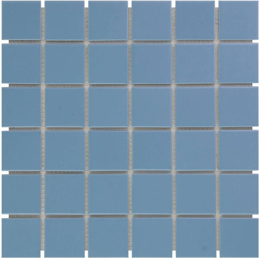 The Mosaic Factory Barcelona vierkante mozaïek tegels 31x31 blauw