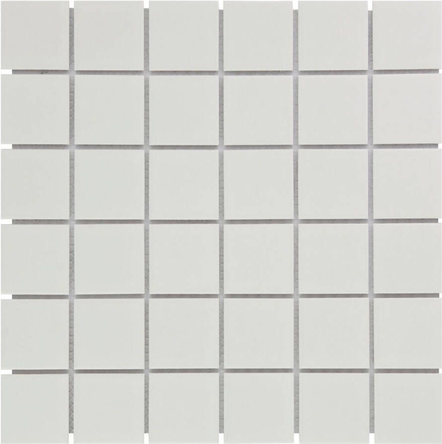 The Mosaic Factory Barcelona vierkante mozaïek tegels 31x31 wit mat